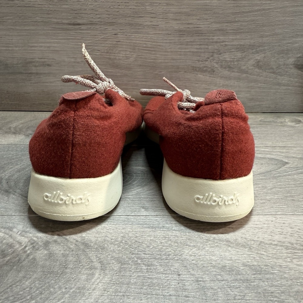 Allbirds Wool Runners Merino WR Athletic Running Shoes Red White Womens Size 6 - Picture 9 of 12